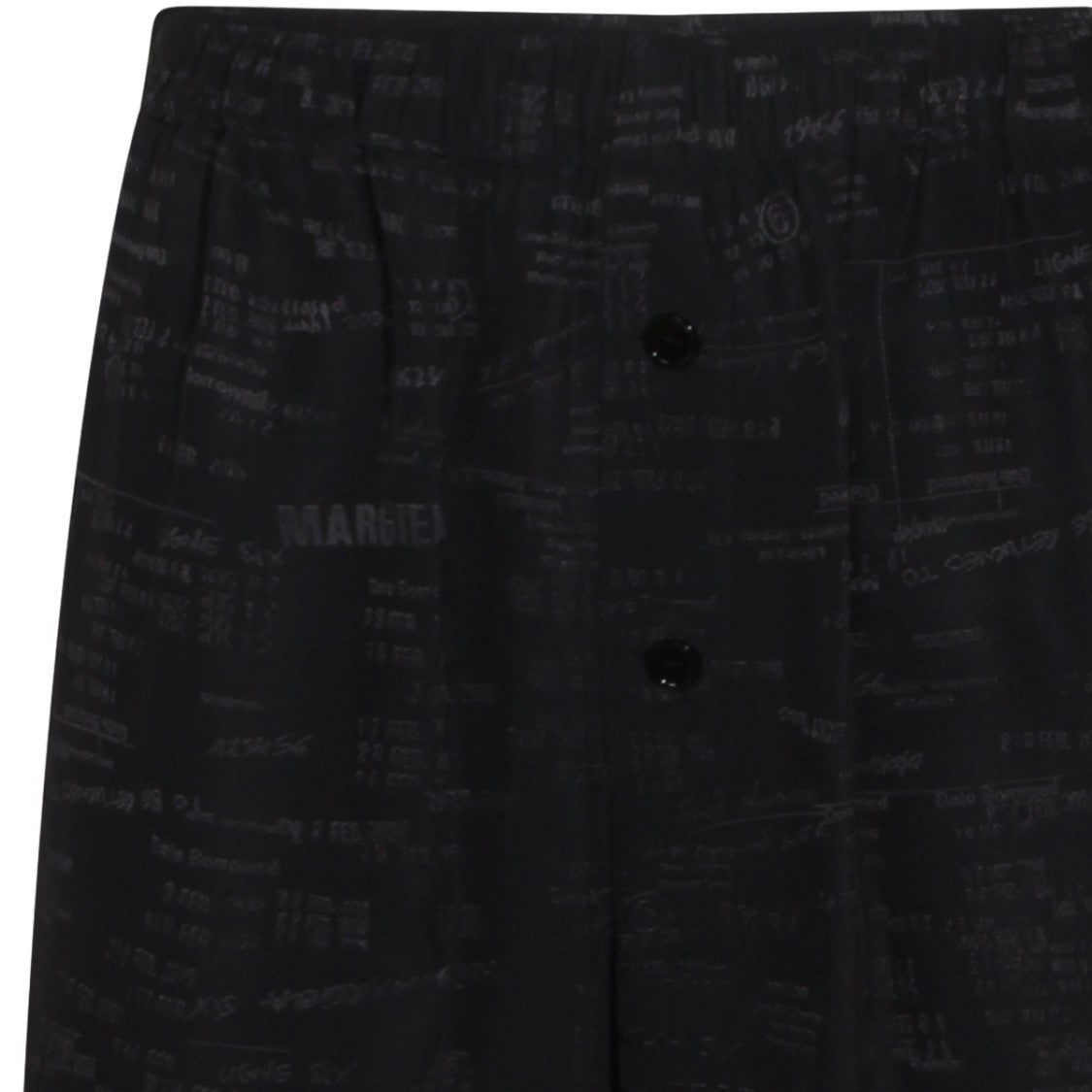 Mm6 By Maison Margiela Straight-Leg Trousers In Deep Anthracite Shade