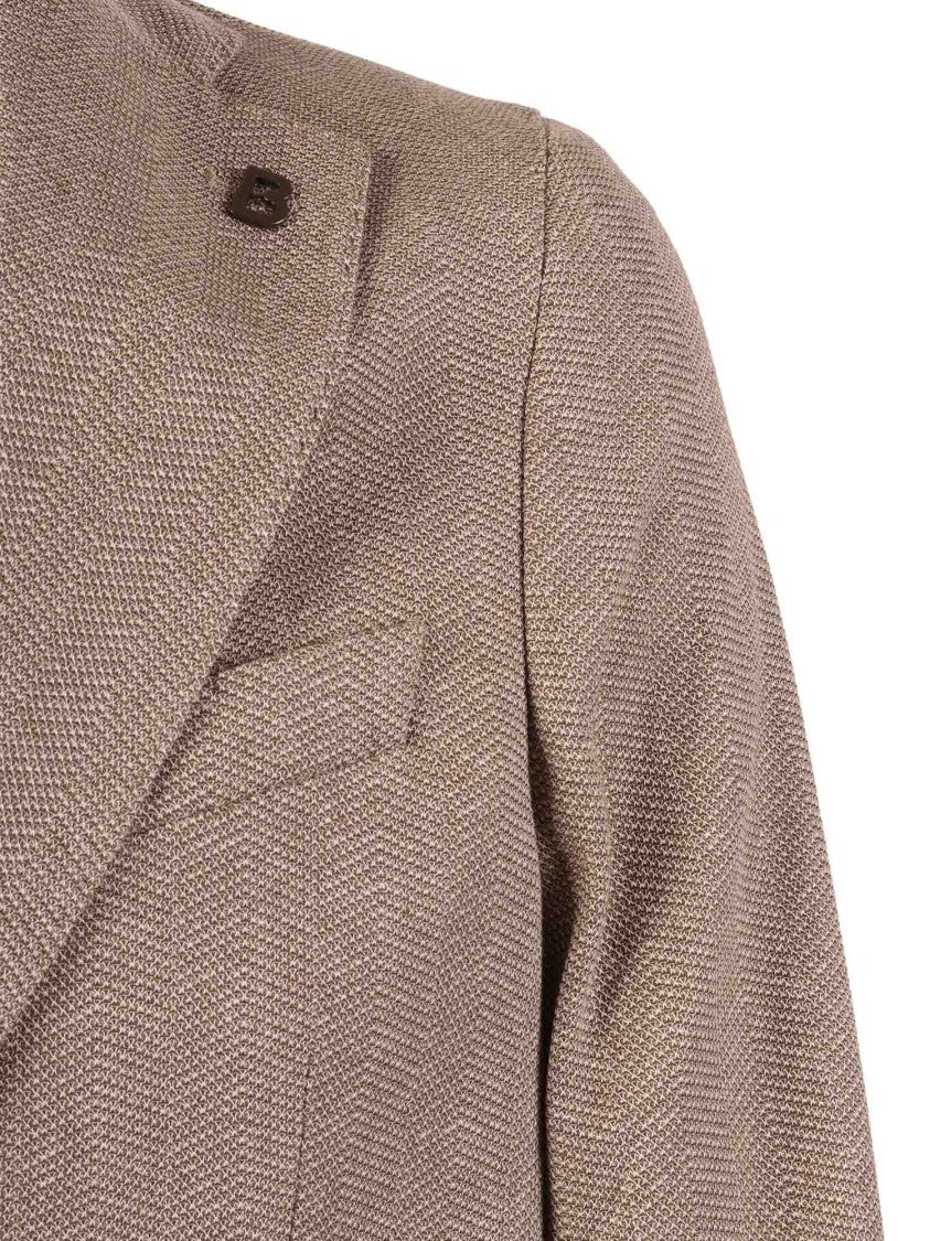 Breras Tailored Cotton Notch Blazer