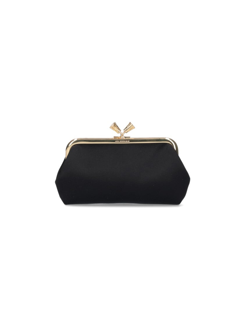Anya Hindmarch Bespoke Maud Tassel Clutch – Black