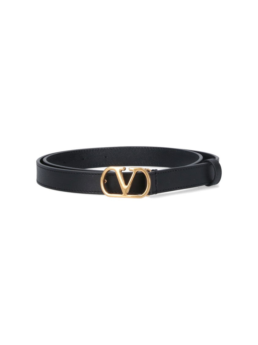 Valentino Garavani "Vlogo Signature" Belt Black