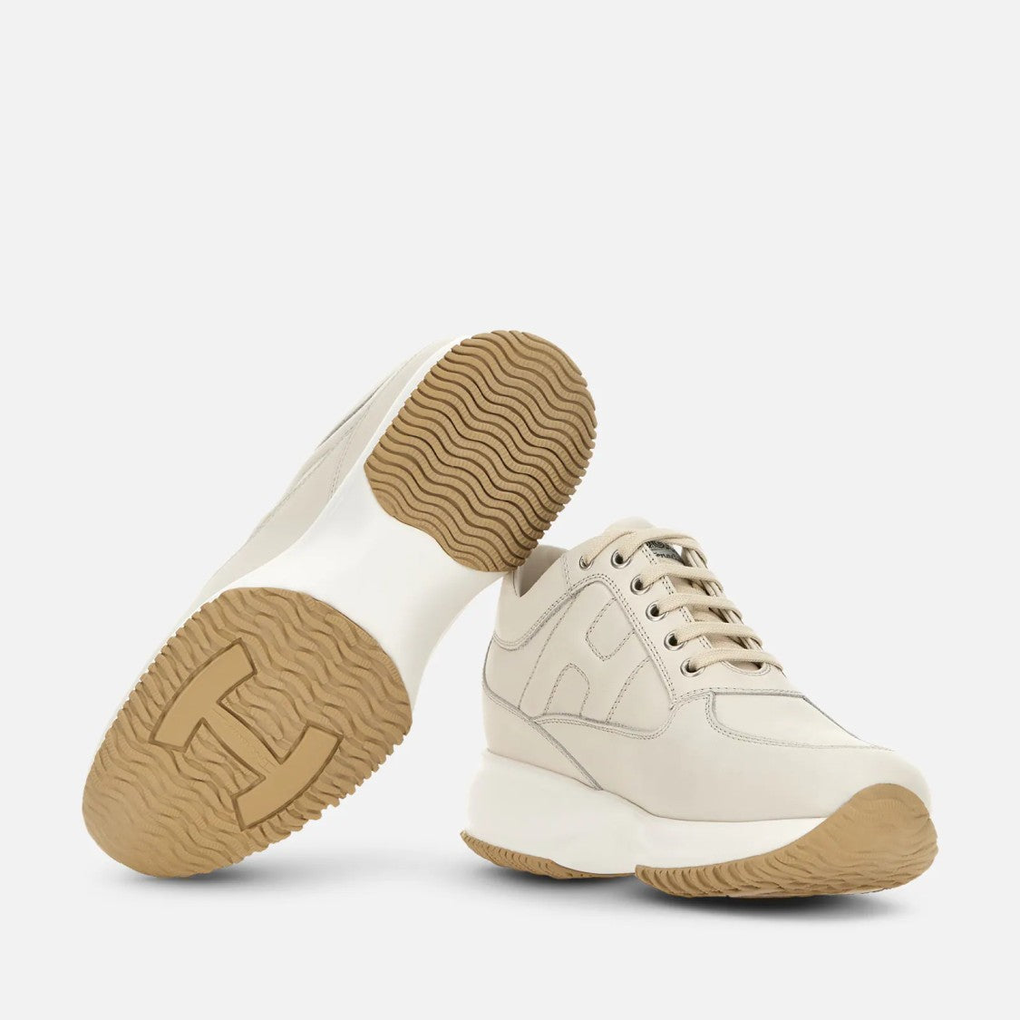 Hogan Hogan Interactive Sneakers With Unique Leather