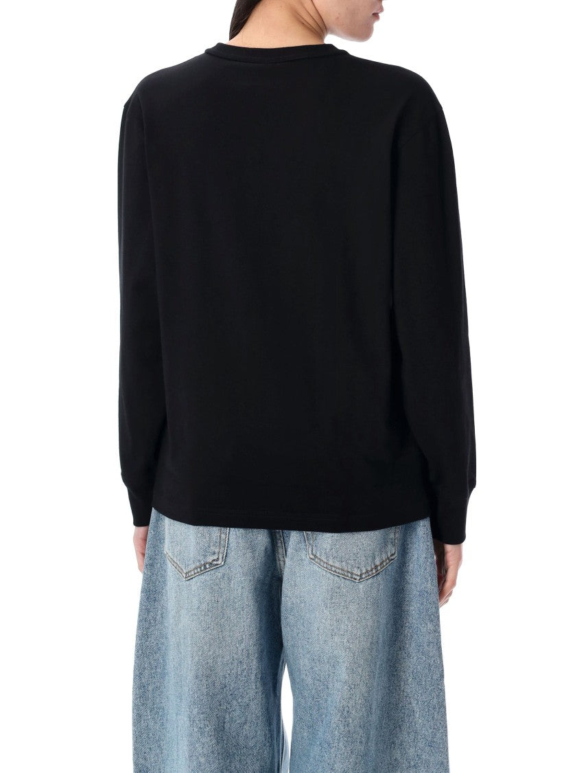 T By Alexander Wang Shrunken Tee Essential Long Sleeve