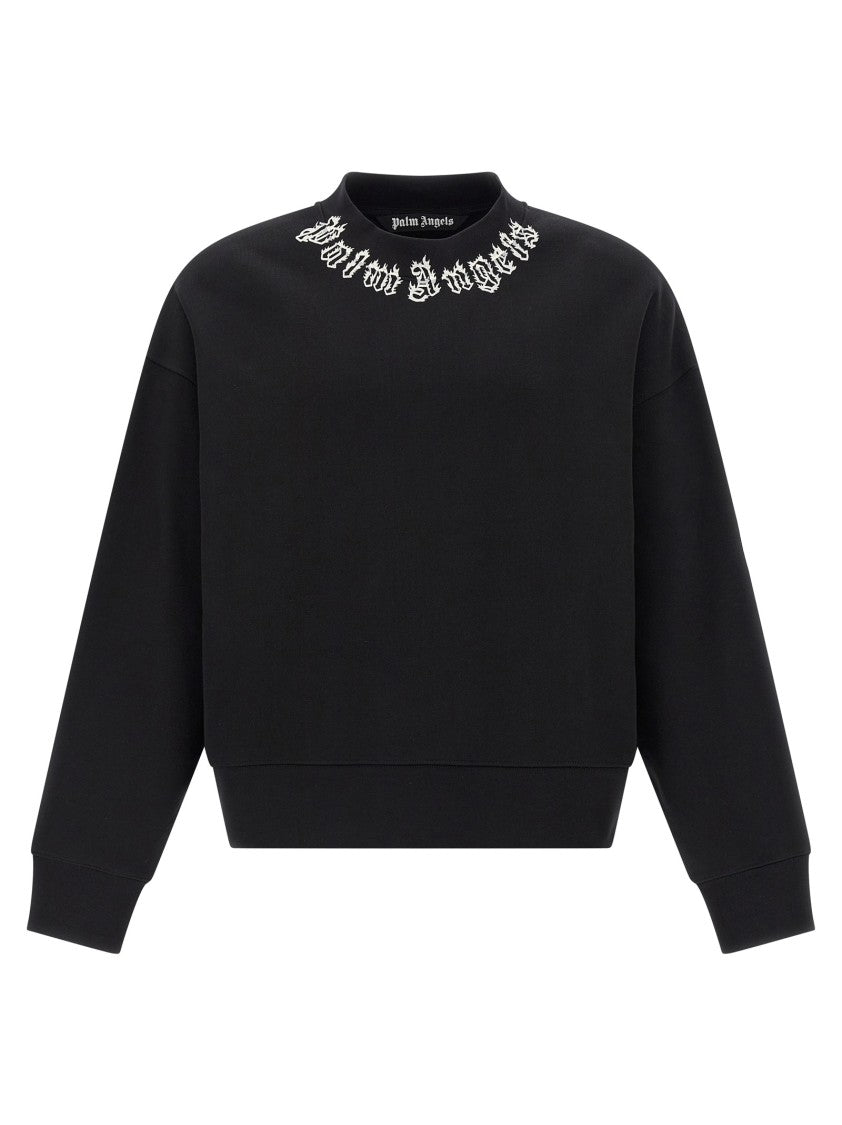 Palm Angels 'Neck Logo' Sweatshirt