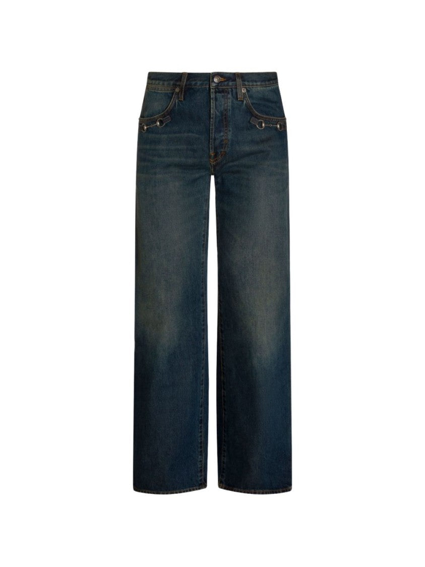Gucci Straight-Leg Classic Five-Pocket Jeans