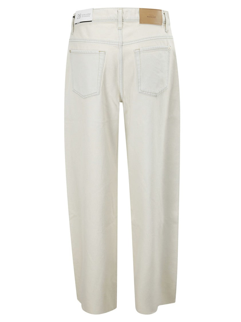 7 For All Mankind Beige Denim Trousers