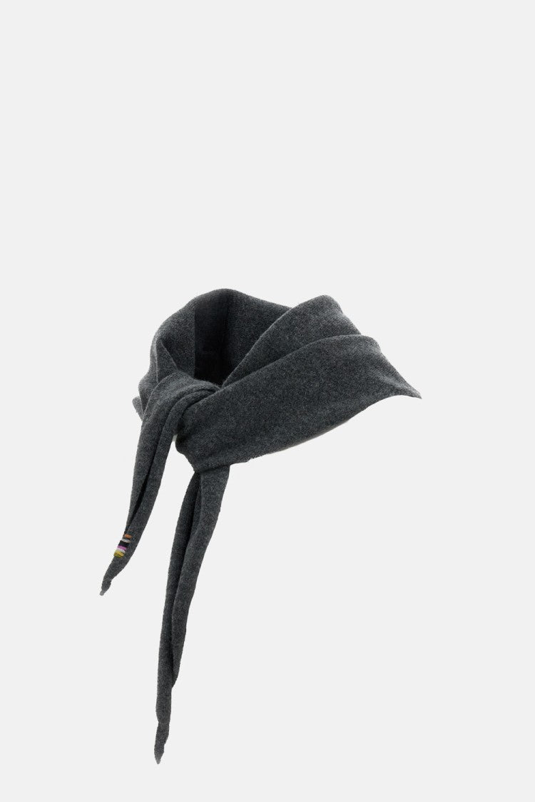 Extreme Cashmere Grey Bandana Cashmere-Blend Triangle Scarf