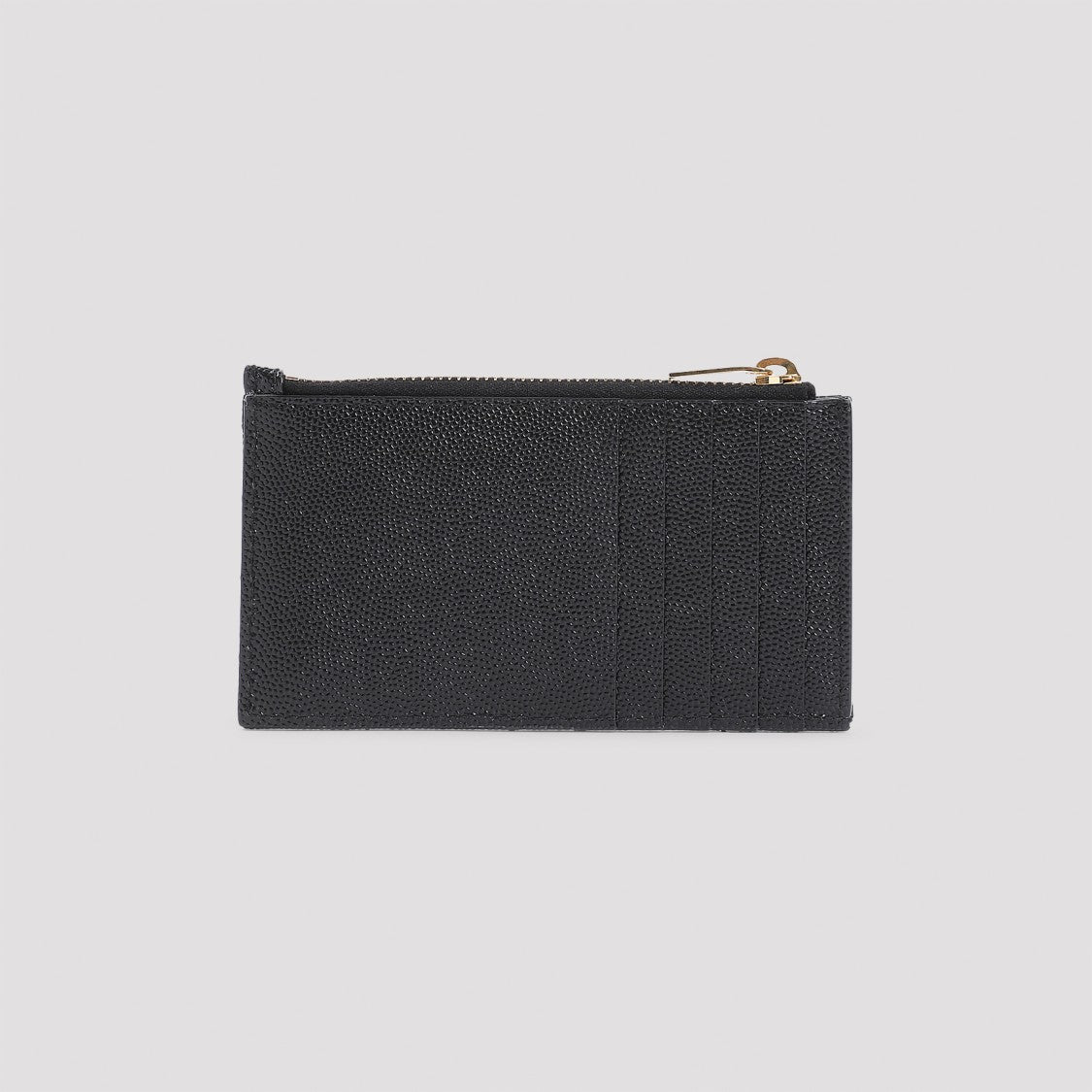 Saint Laurent Chevron Quilted Black Matelassé Leather Wallet
