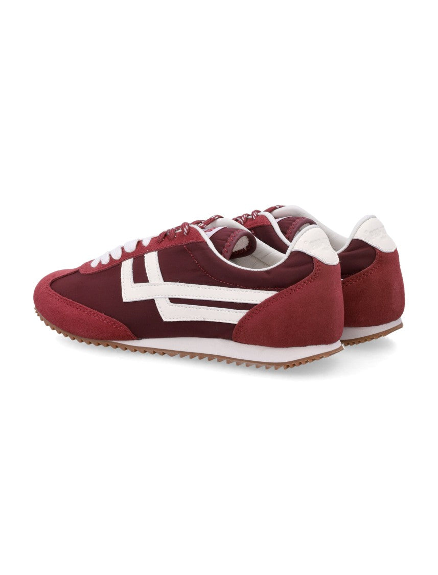 Pro-Keds Racer 77 Deep Red Suede Accent Sneakers