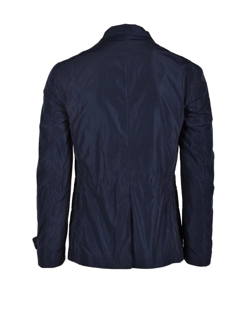 Laboratori Italiani Blue Lightweight Polyester Jacket