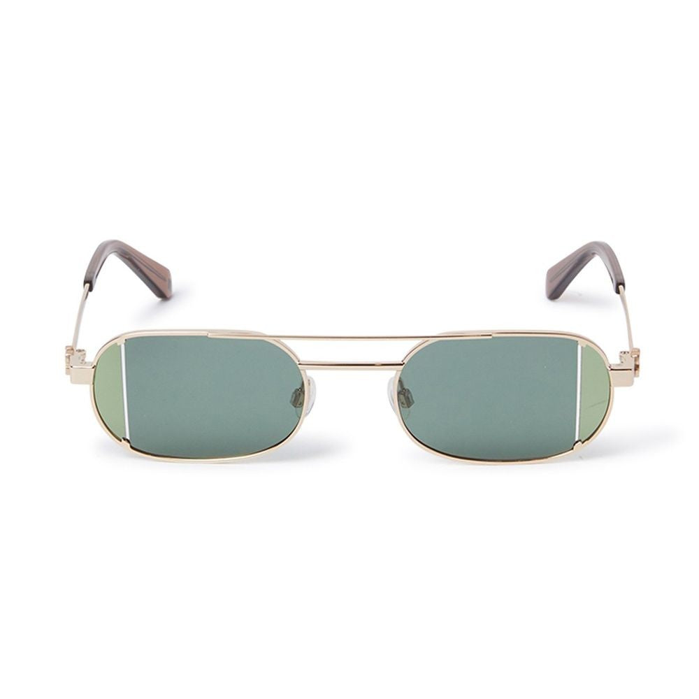 Off-White Oeri14h Lynn Gold-Tone Metal Pilot Sunglasses