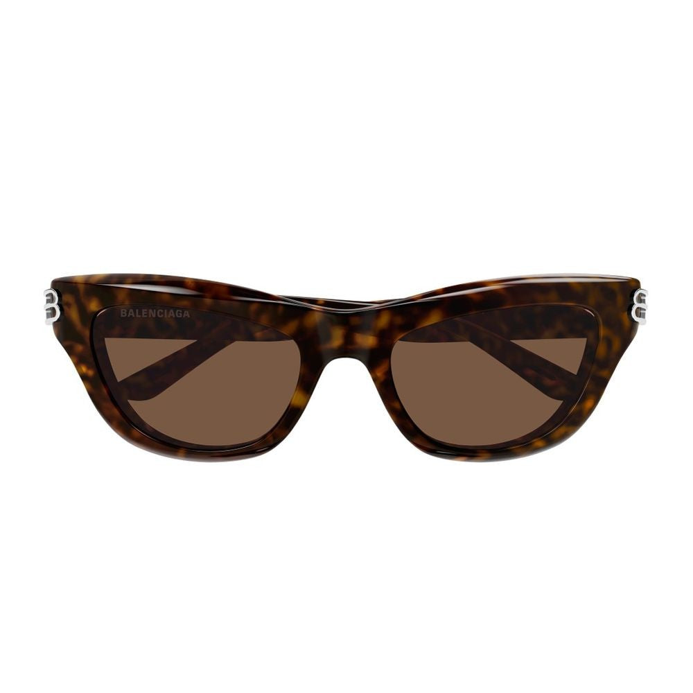 Balenciaga Bb0430s Everyday Line Cat-Eye Tortoiseshell Acetate Sunglasses
