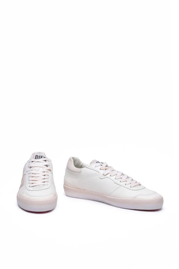 Diesel Leather Sneakers - White