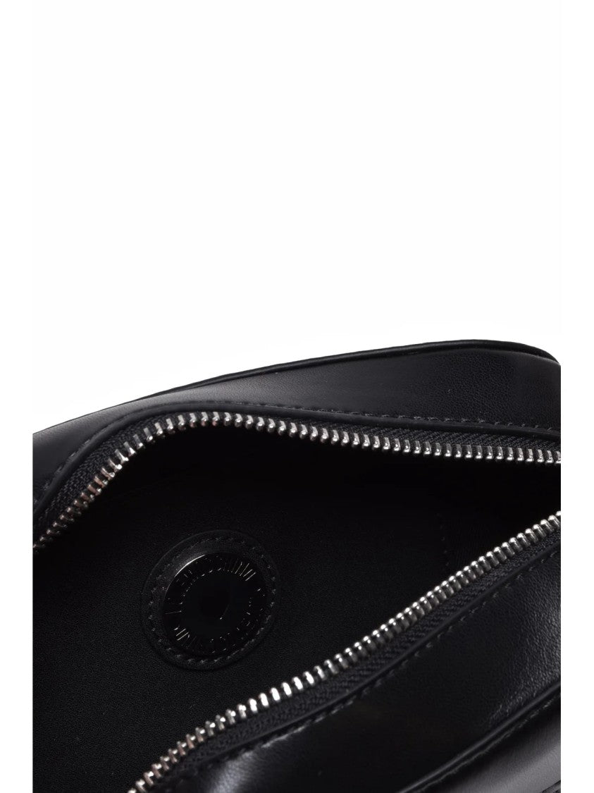 Love Moschino Black Embossed Polyurethane Shoulder Bag