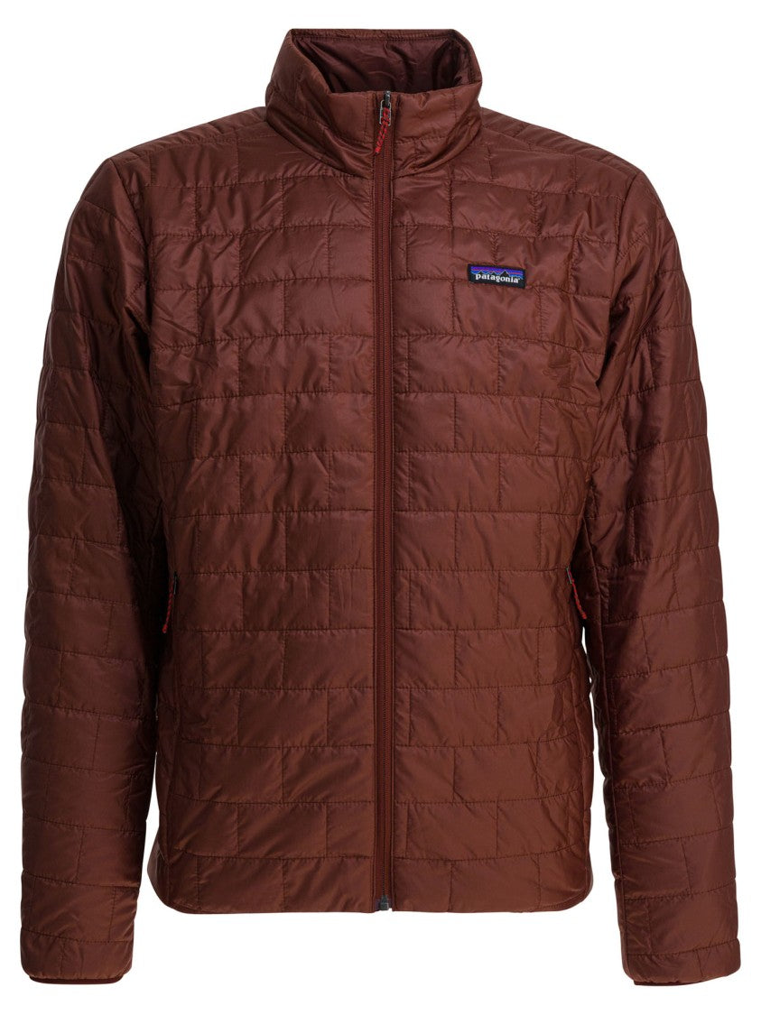 Patagonia Eco-Friendly Insulated Brown Jacket With Multiple Pockets