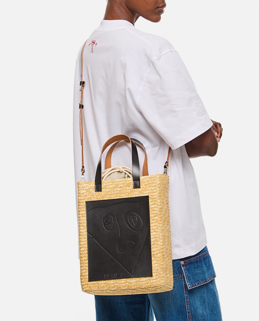 Plan C Straw Medium Shopper