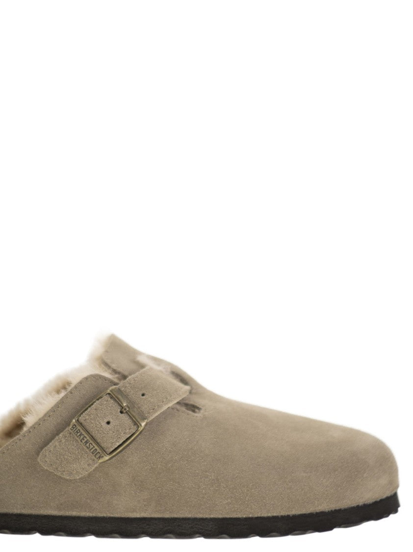 Birkenstock Boston - Sabot With Fur Lining
