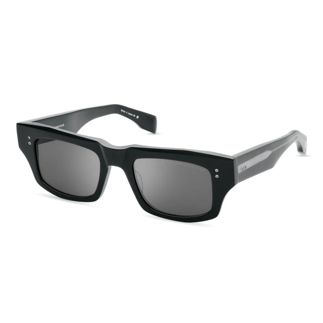 Dita Cosmohacker Rectangular Frame Sunglasses With Metallic Accents