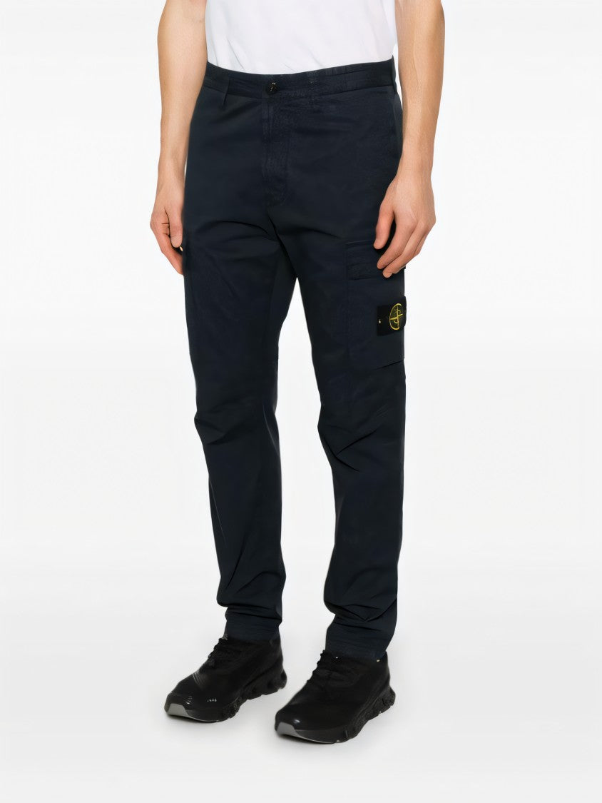 Stone Island Stretch Cotton Blend Cargo Pants