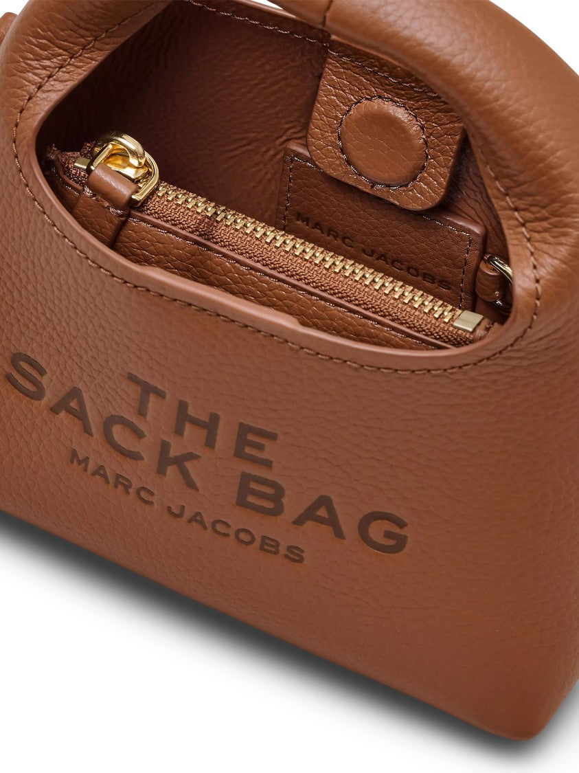 Marc Jacobs Textured Leather Micro Crossbody Sack