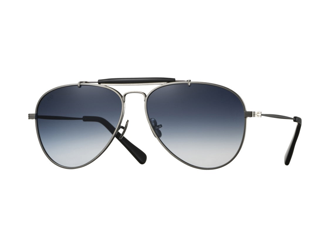 Eyevan Astro Double Bridge Gradient Aviator Sunglasses