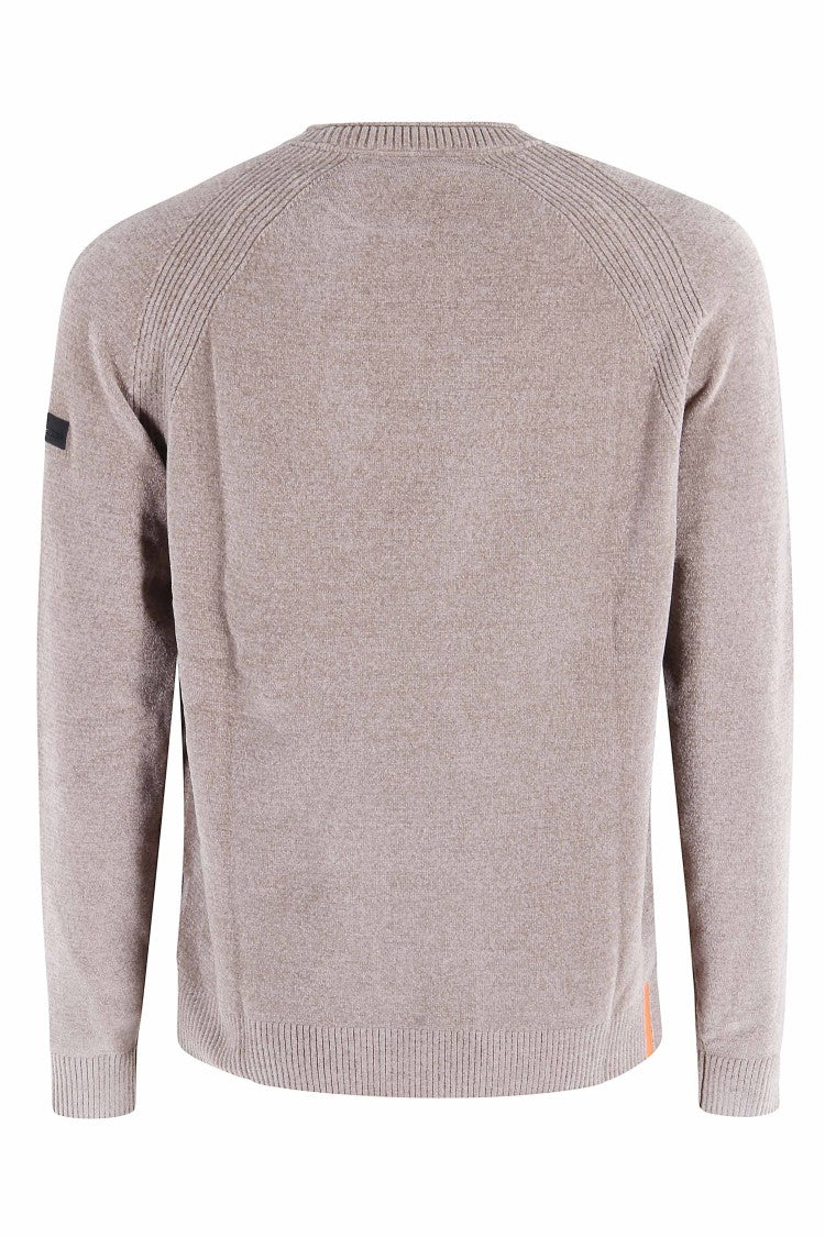 Rrd Velvet Round Neck Knit Sweater