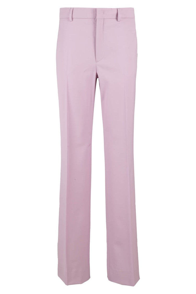 N°21 Lilac Colored Fabric Trousers