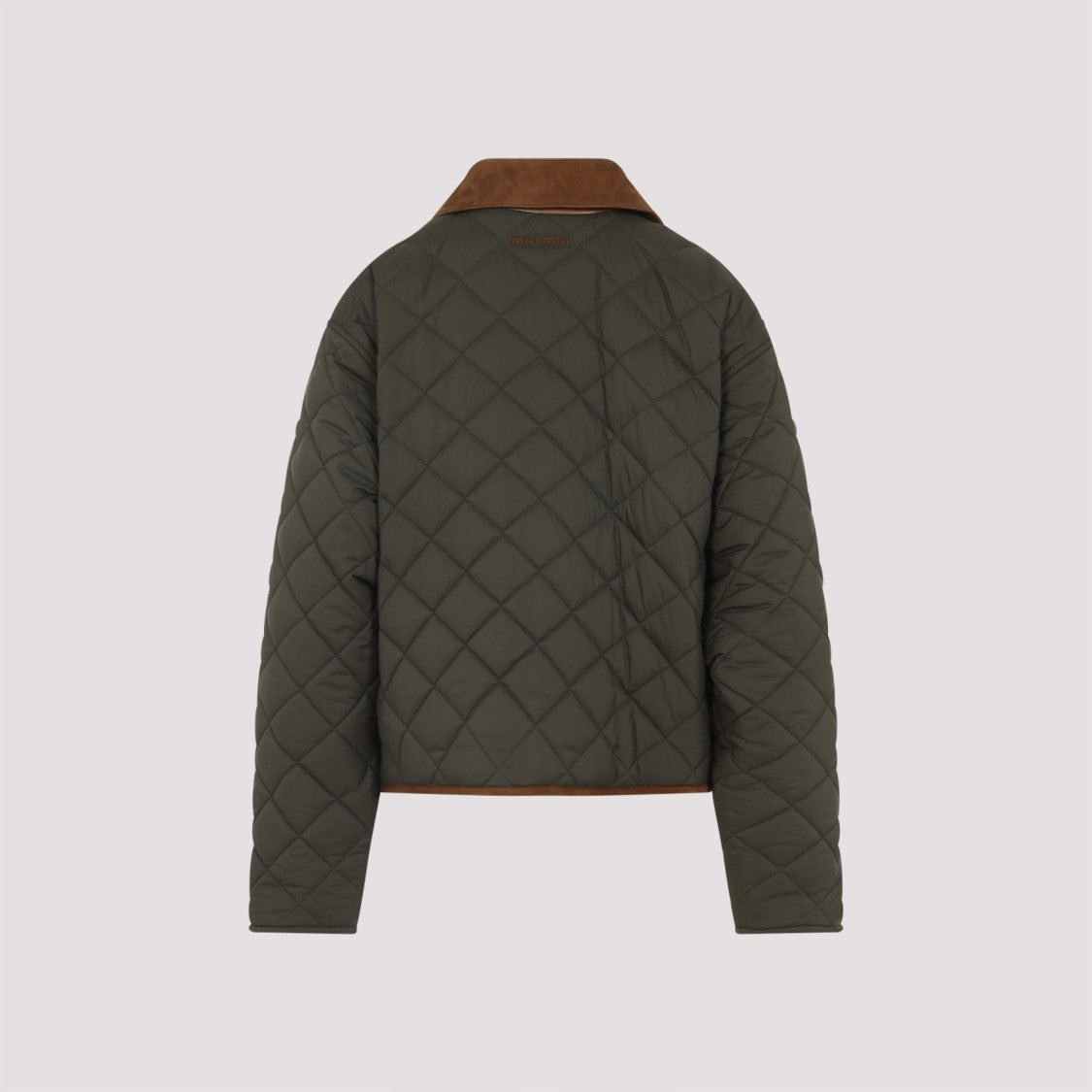 Miu Miu Green Recycled Polyester Jacket