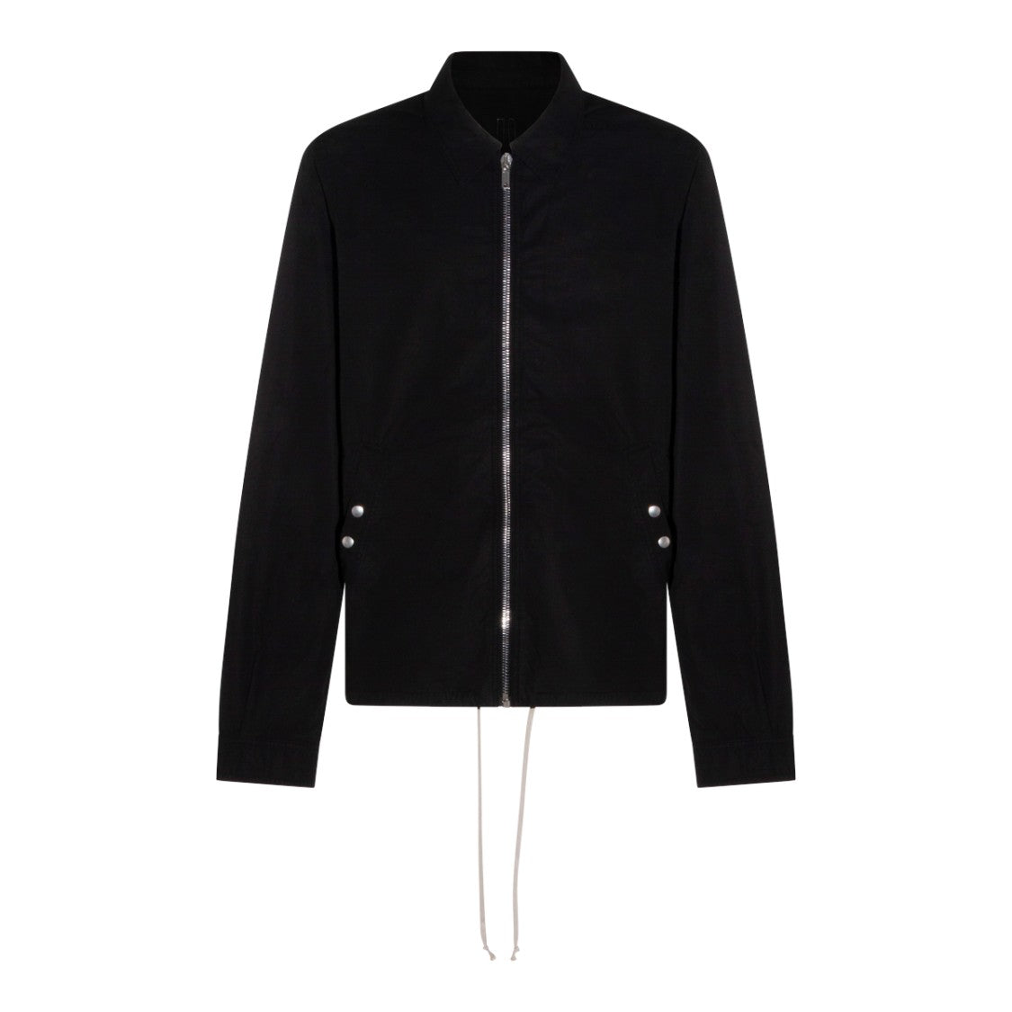 Drkshdw By Rick Owens Black Zip-Front Casual Jacket