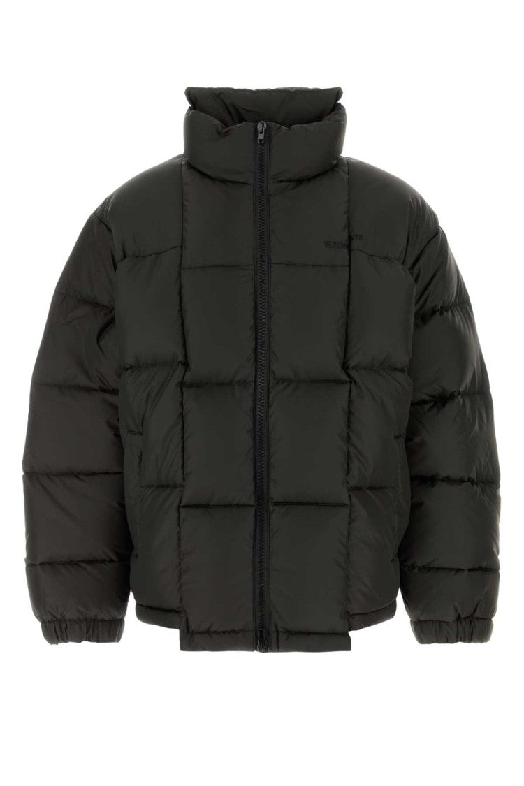 Vetements Dark Brown Polyester Down Jacket