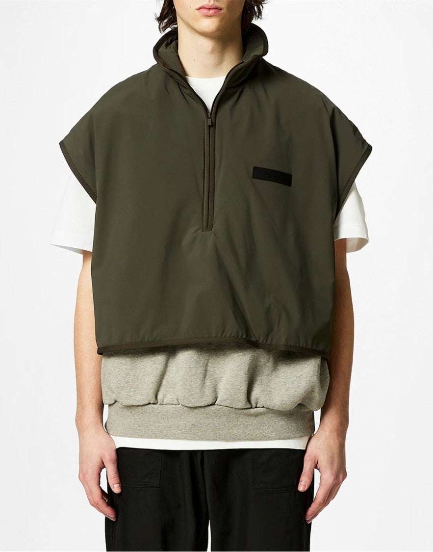 Fear Of God Essentials Nylon Fleece Mockneck Vest