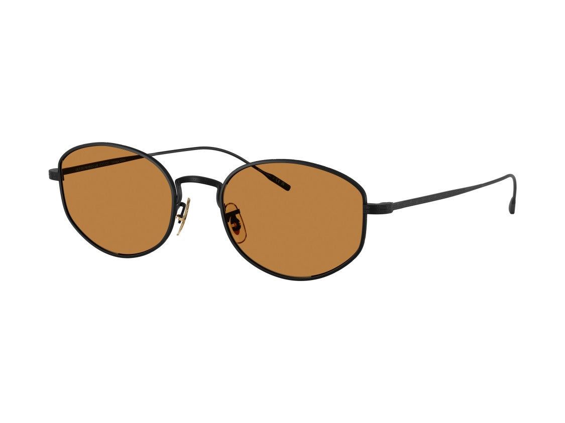 Oliver Peoples 0Ov1347st Black Thin Metal Round Frame Sunglasses