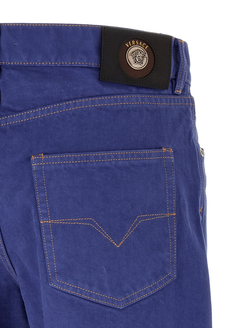 Versace Wide-Leg Denim Jeans