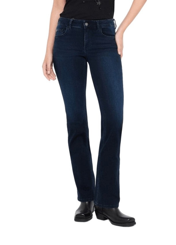 Liu Jo Dark Blue Slim Fit Flared Jeans