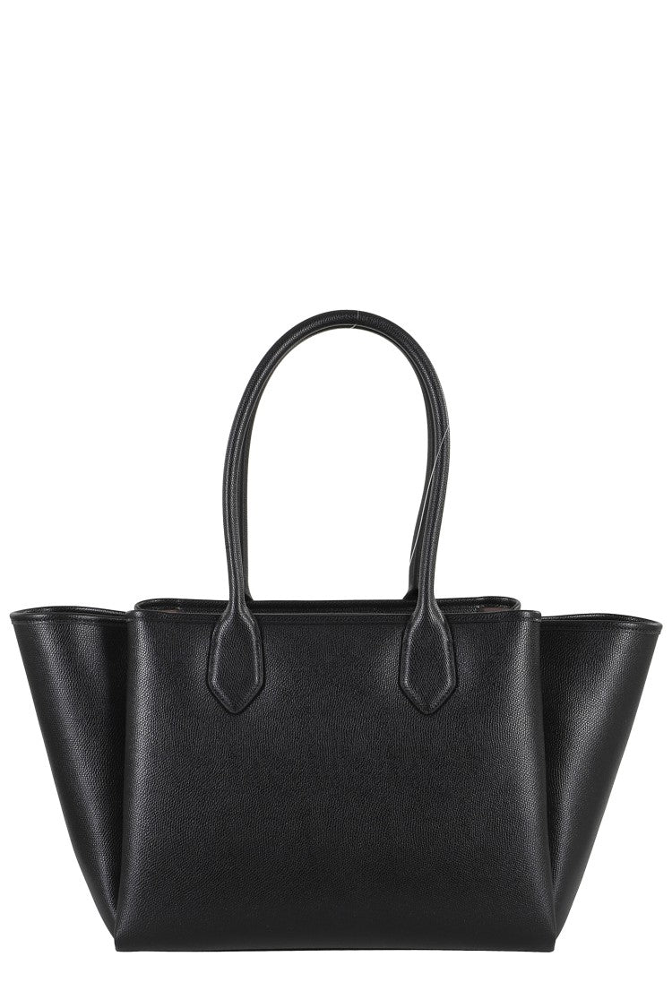 Emporio Armani Triple Compartment Textured Finish Shopping Bag