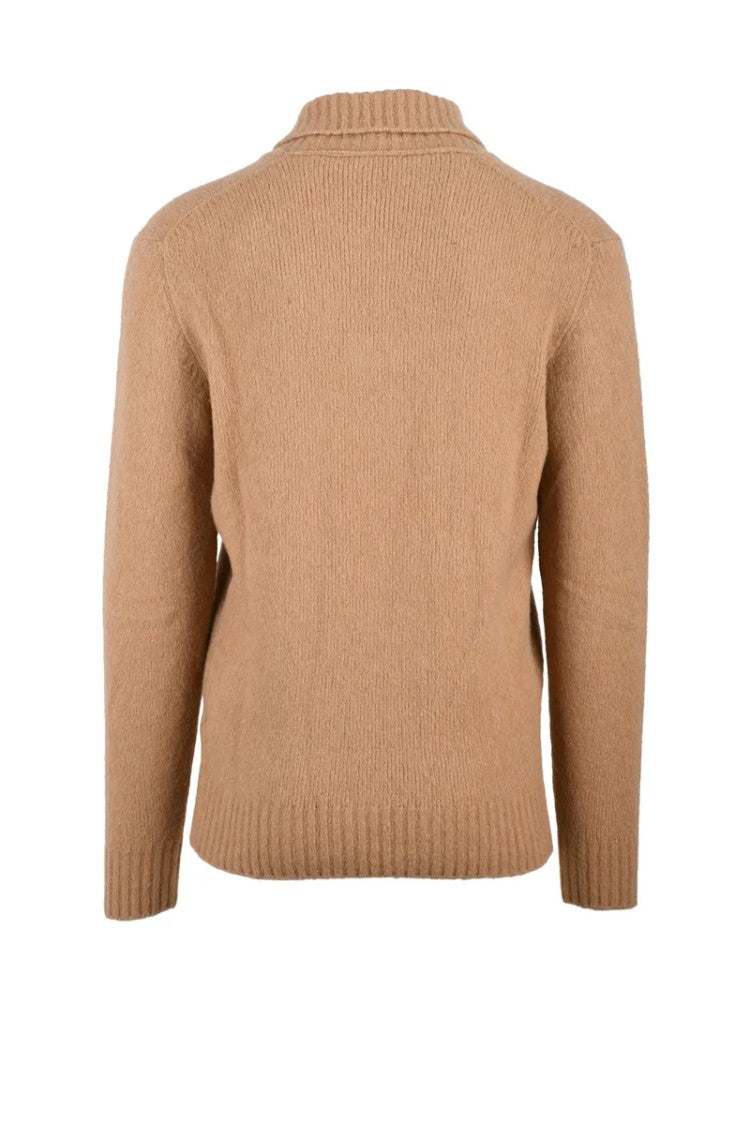 Manipur Beige Wool Cashmere Polyamide Elastane Men's Sweater
