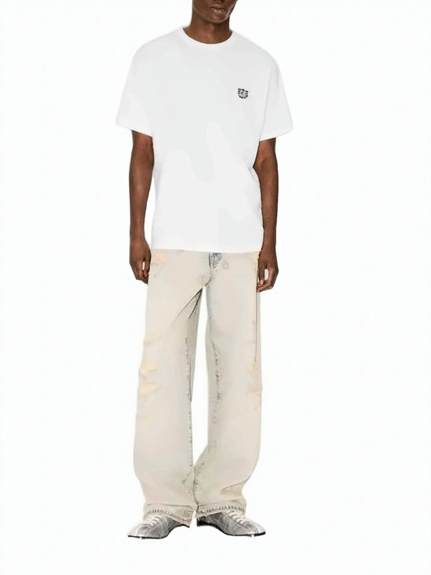 Kenzo Cotton Short-Sleeve T-Shirt With Embroidered Emblem