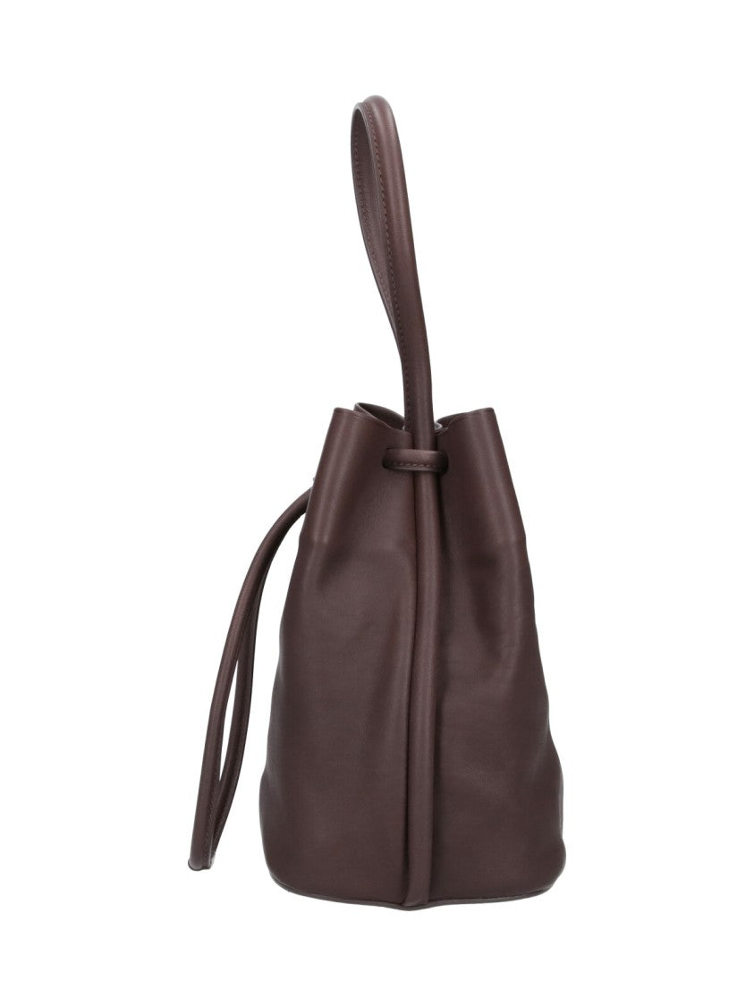 Uma Wang Brown Small Sac Lambskin Bucket Bag