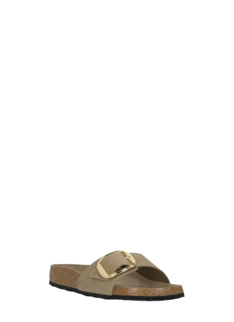 Birkenstock Beige Madrid Big Buckle Sandals