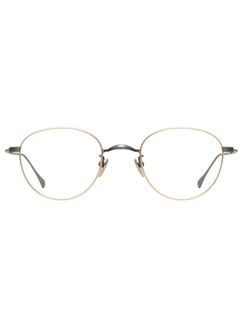 Masunaga Gms/396Bt+ Slim Oval Metal Eyeglasses