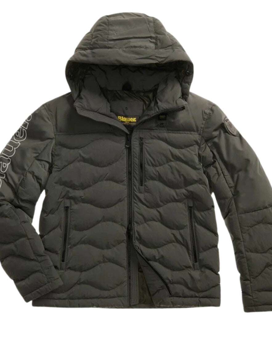 Blauer Usa Ferwood Crinkle-Effect Jacket