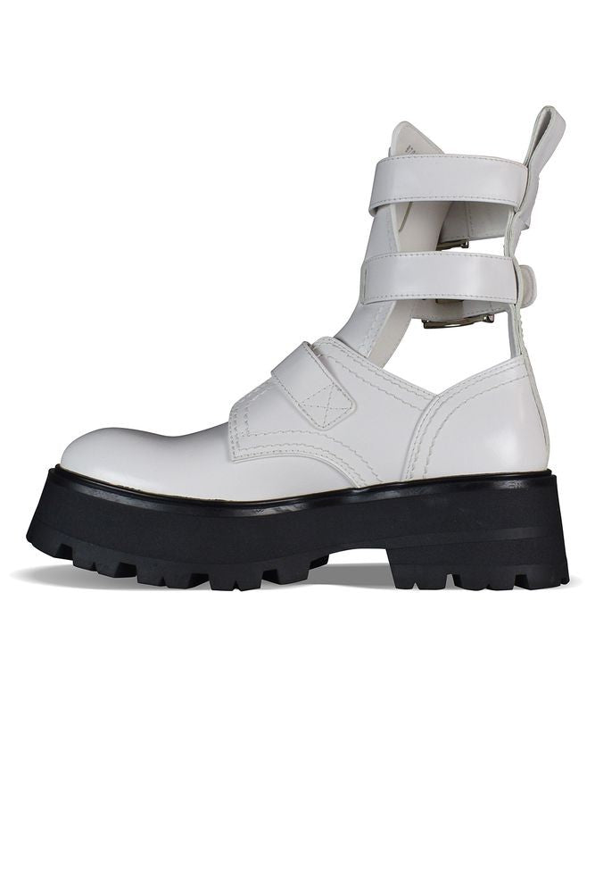 Alexander Mcqueen Rave Buckle Boots