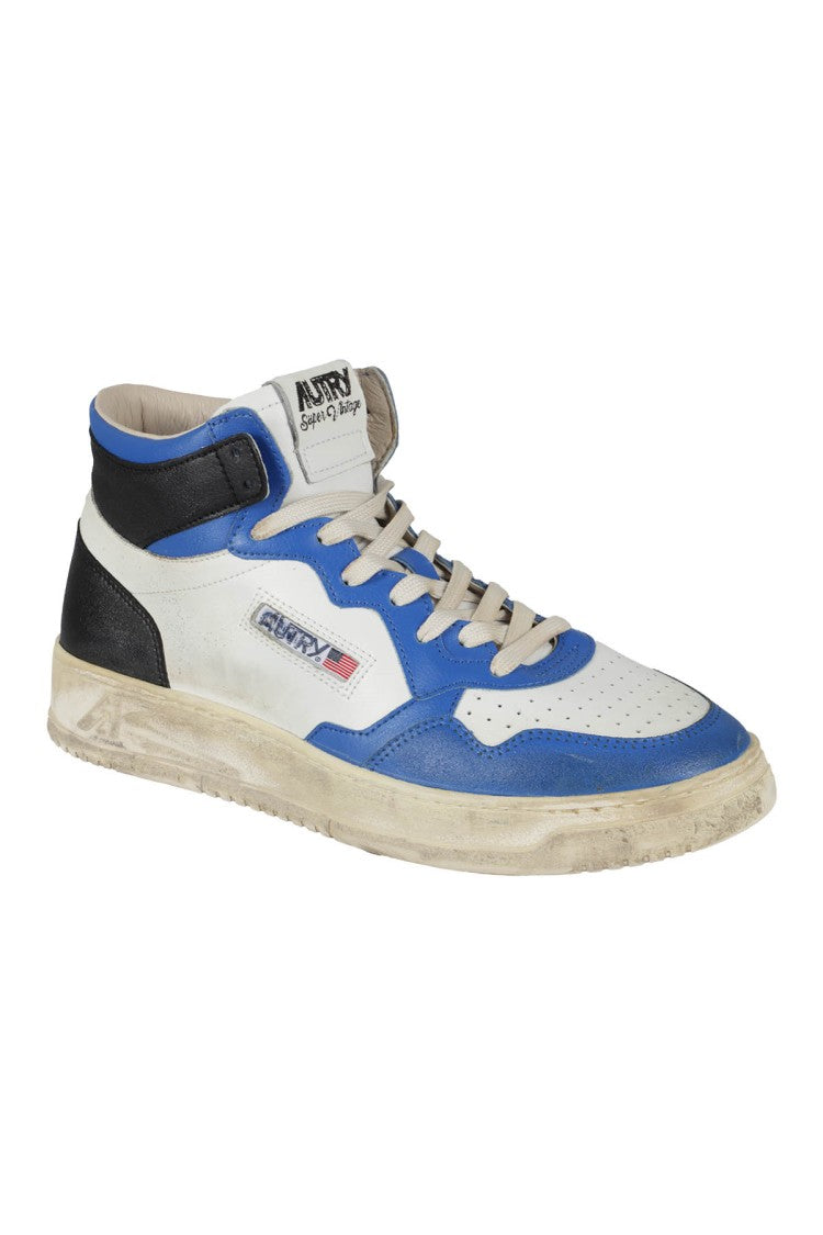 Autry Sup Vint Mid High-Top Sneakers