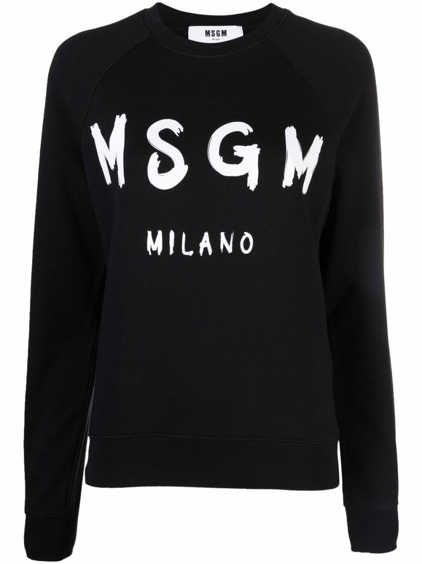 Msgm Relaxed-Fit Sweatshirt With Raglan Sleeves