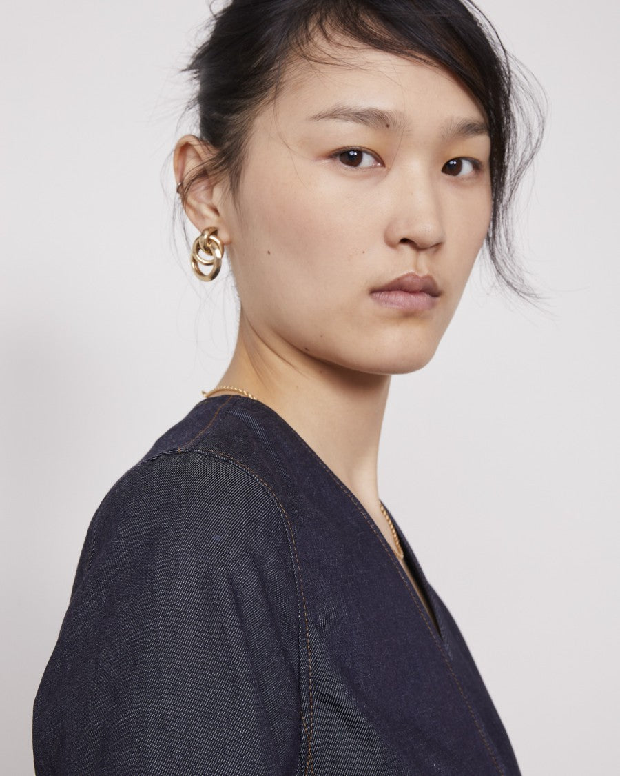 Officine Generale Tailored Waistcoat With Wide 3/4 Sleeves