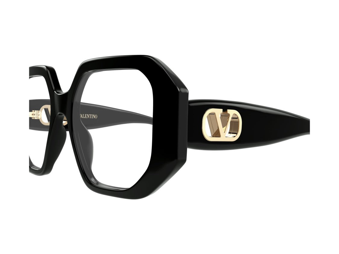 Valentino Gold Vg0003o Oversized Geometric Eyeglasses