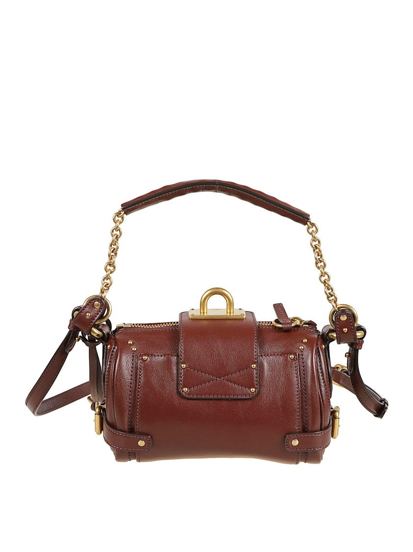 Chloé Grained Buffalo Leather Paddington Chain Bag