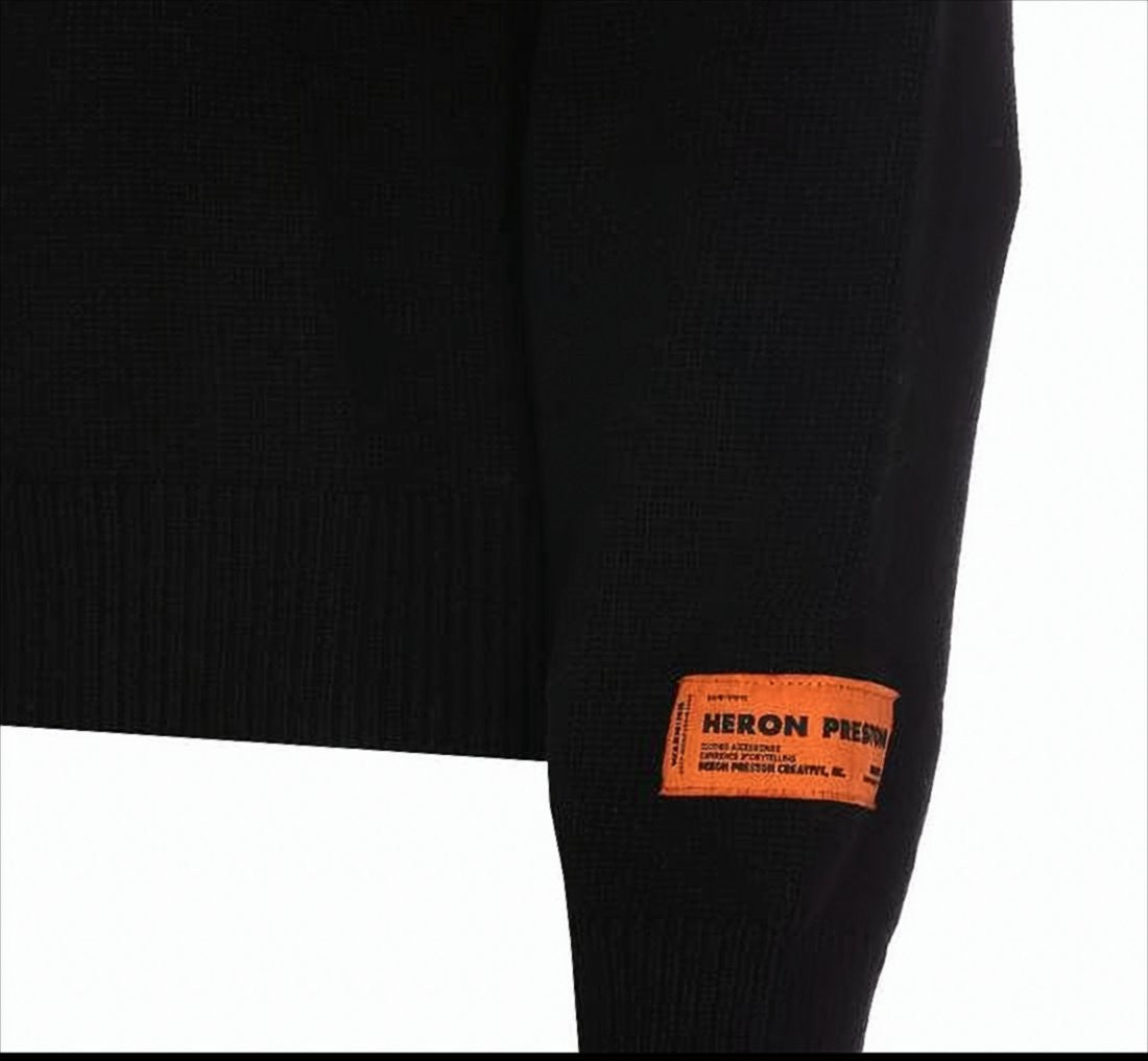 Heron Preston Heron Bird Graphic Sweater With Classic Crew Neckline