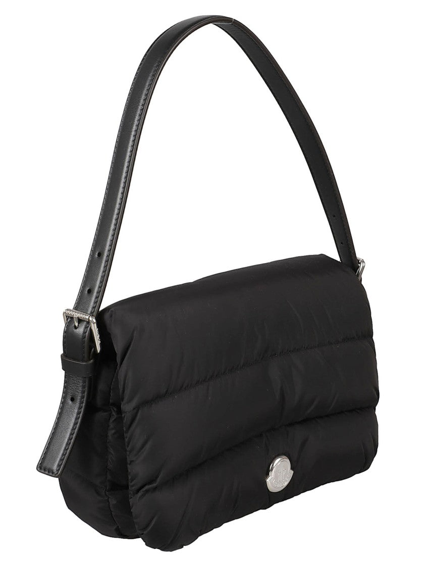 Moncler Rectangular Quilted Shoulder Bag With Adjustable Strap