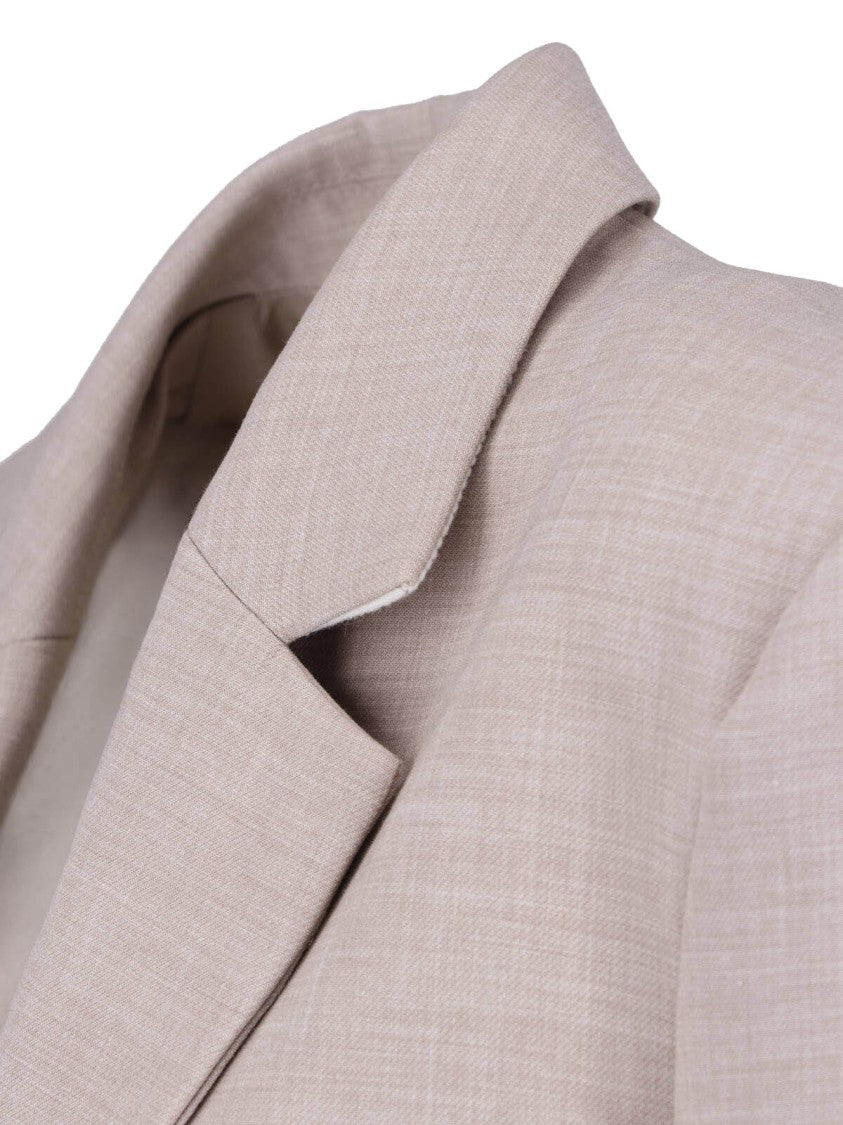 Calvin Klein Beige Single Breasted Classic Blazer