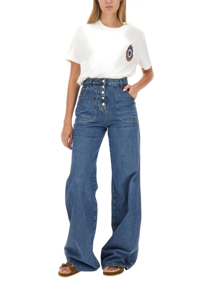 Etro High-Waisted Skinny Fit Jeans